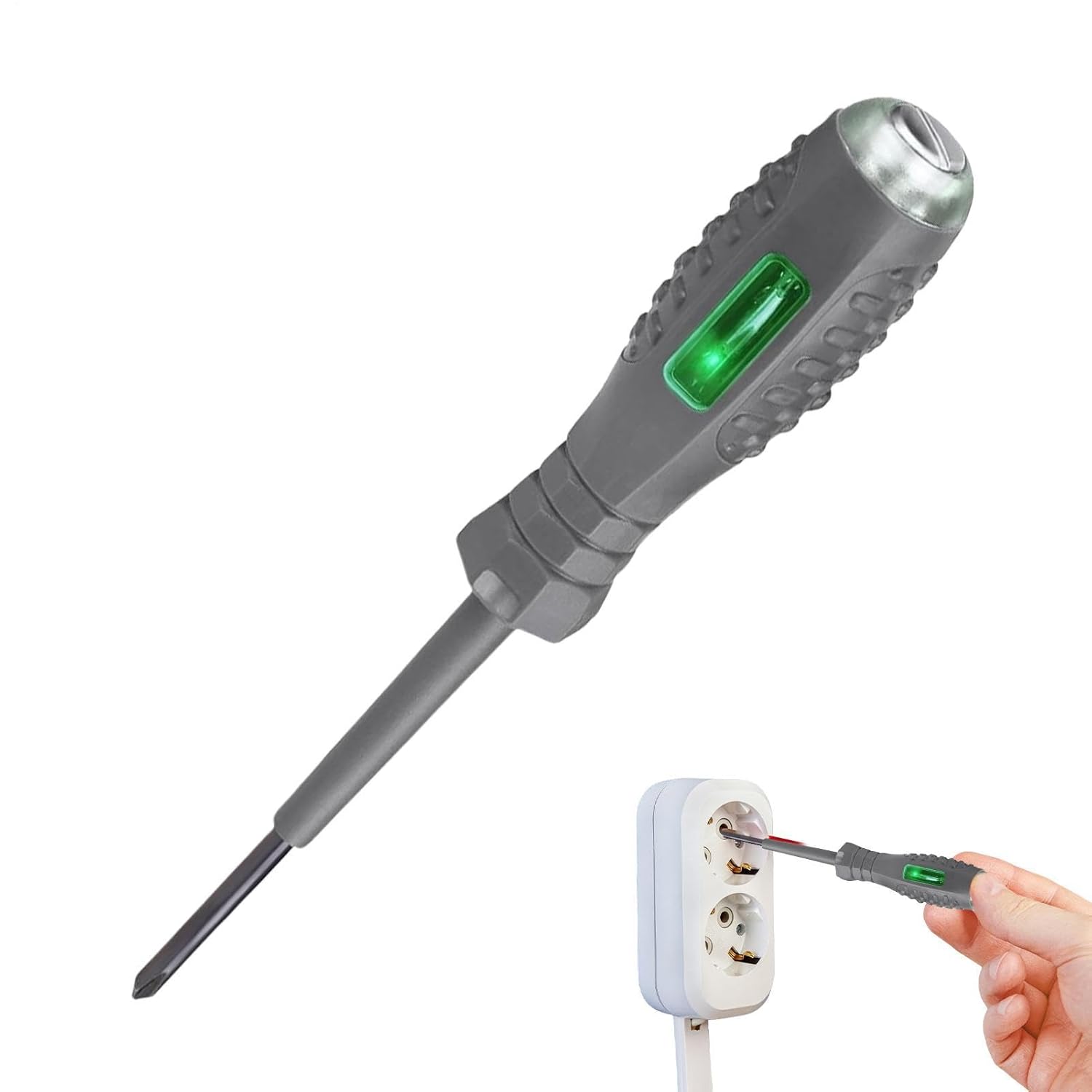 Electricity Tester Screwdriver,Voltage Tester Screwdriver Pen Magnetic - Homeowners Electrical Current Test Detector for Factory, Garage
