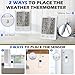 Geevon Indoor Outdoor Thermometer Wireless with 3 Remote Sensors, Temperature Humidity Monitor for Home with Comfort Indicator, Temp Alarm, Digital Hygrometer Thermometer Battery Powered
