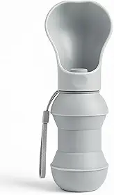 Bebedouro Portátil para Pets 300 ml – Silicone Dobrável Antivazamento – Leve, Flexível e Ideal para Cachorros e Gatos em Passeios, Caminhadas e Viagens.