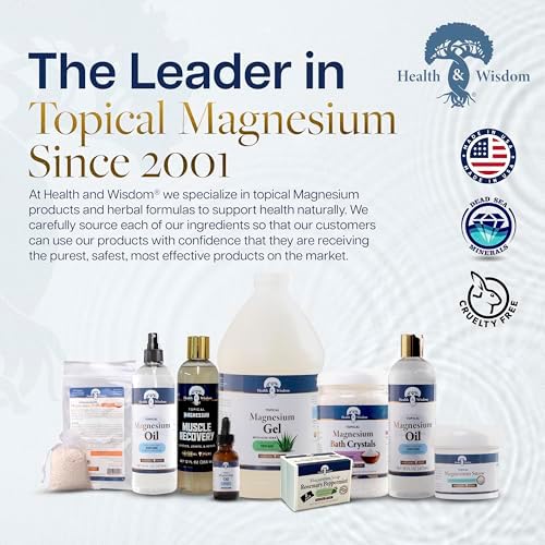 Health & Wisdom Pure Magnesium Oil - 12 fl oz Spray - 5