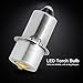 Eboxer Bombilla de Actualización LED de Alta Potencia 3W P13.5S Bombilla Linterna...