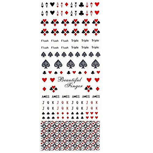 One Stroke Sticker, Nail Tattoos - wunderschön - Karten/Kartenspiel - 702-HOT-188 Cover