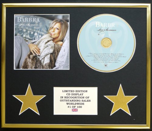 Image of BARBRA STREISAND/CD DISPLAY/LIMITED EDITION/COA/LOVE IS THE ANSWER