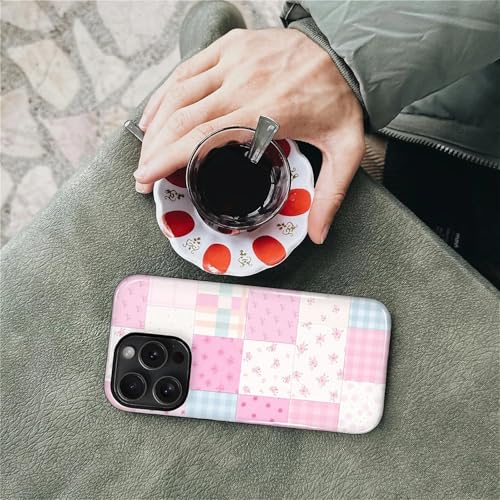 Coque iPhone 15 Pro Max antichoc durable et coque hybride rose