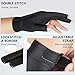 CybGene Billiard Pool Gloves for Left Hand 3 Finger, Quick-Dry Breathable, Shooters Snooker Cue Sport Glove Popular Sizes - Flag - L