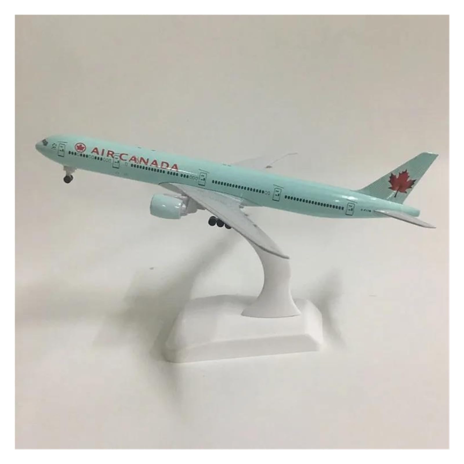 Avión a Escala 20cm1:300 para Air Canada Boeing 777, Modelo de avión, Modelo de avión de Metal Fundido a presión, Adecuado para exhibición