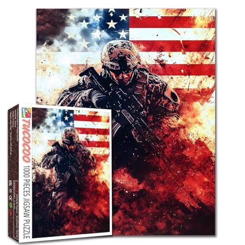 American Soldier 1000-Piece Jigsaw Puzzle
