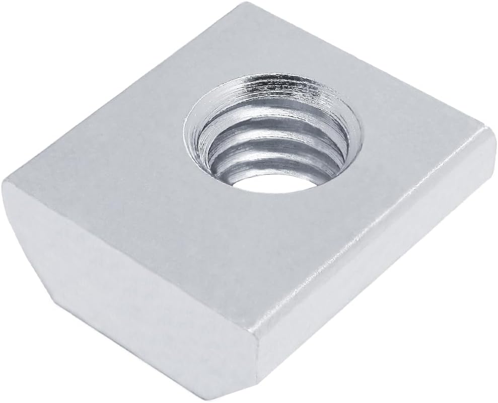 40-1984, 40 Series M8 x 1.25 Standard Slide-in T-Nut Steel (100 Pack)