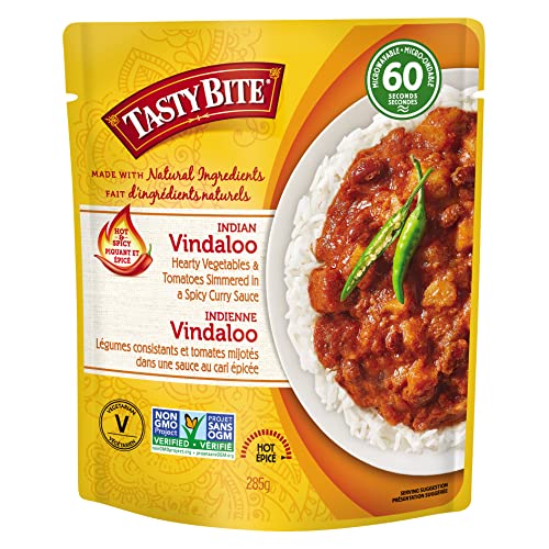 Tasty Bite Heat and Eat Indian Cuisine Entree, Indian Vindaloo Curry