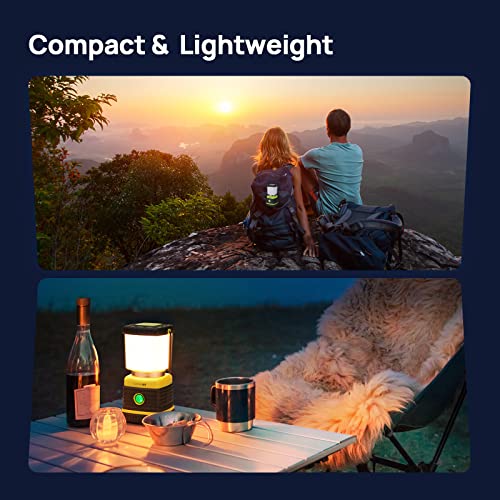 LED Camping Lantern, Consciot Battery Powered LED Lantern Flashlight, 1000LM, 4 Light Modes, IPX4 Waterproof, Survival Kits for Indoor Outdoor, Emergency Light for Home Power Outages, Hurricane, Storm thumbnail 7