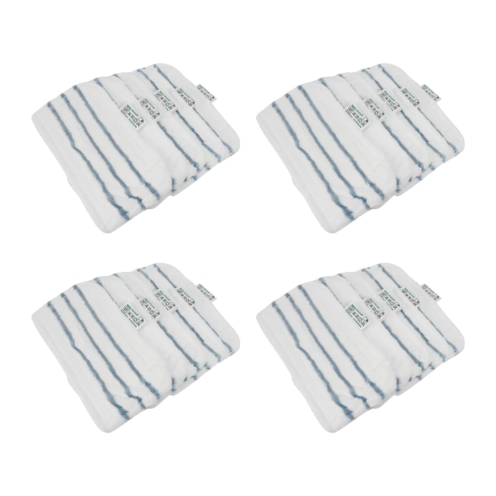Hndhbfgrt 20PCS Mop Pads for Steam Mop FSM1610 FSM1630 Washable and Reusable Replacement Mopping Cloth