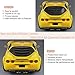 Yoursme Rear and Side Window Louvers Windshield Sunshade Cover Fits for 2005-2013 All Chevrolet Corvette C6 Coupe, Z06, Grand Sport and ZR1 ABS Matte Black