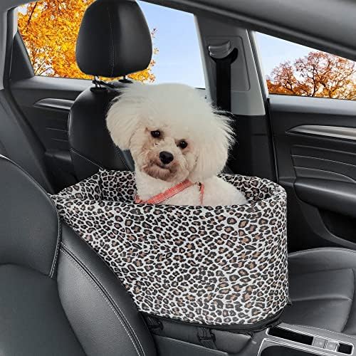 Pet Safety Booster Seat, Center Console Car Seat for Small