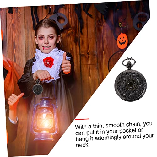 Adorainbow Relógio De Bolso Presente Mecânico De Halloween Tuba Presentes Colar Mecânico Relógio Pre