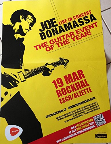 Poster Joe Bonamassa Live In Concert 60X80cm affiche musique rock