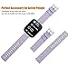 Lamshaw ID208 Plus Smart Watch Band, Breathable Nylon Woven Fabric Replacement Strap Compatible for Quican, aeac, WMK, Fitpolo ID208 Plus 1.8'' Smart Watch (Purple)
