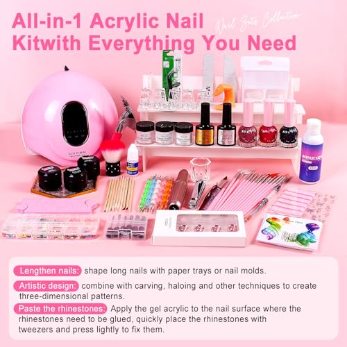 Kit Completo de Uñas Acrílicas para Principiantes miniatura 2