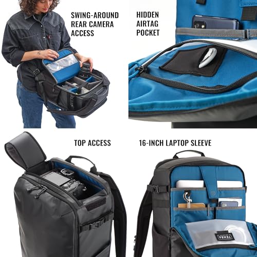 Image of Tenba Solstice v2 24L Backpack for DSLR and Mirrorless cameras and lenses, including supertelephoto zooms - Black (636-442)