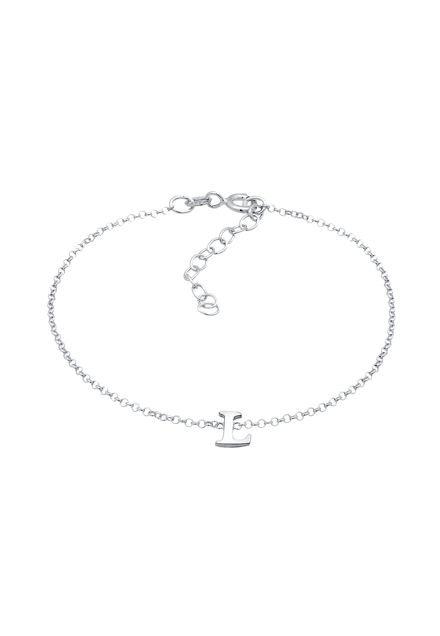 Elli Bracelet Ladies Pendant Letter L Basic In 925 Sterling Silver