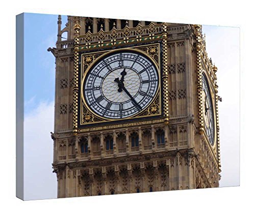 Big Ben tableau sur toile prêt à poser pour habiller un mur vide facilement