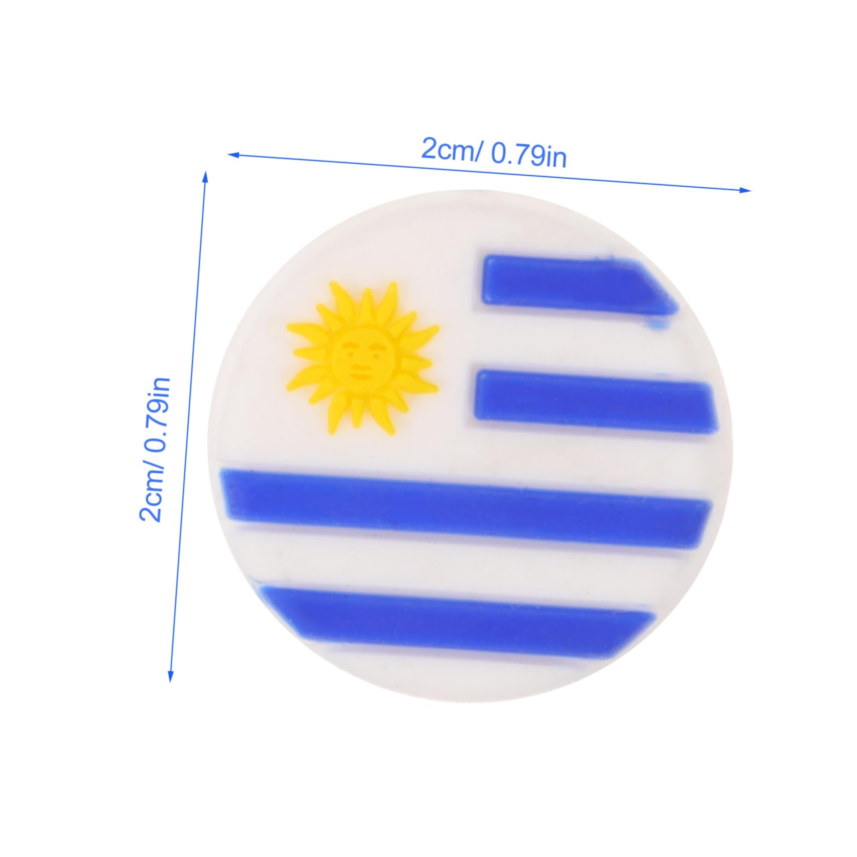 ibasenice Flower Pattern Tennis Racket Vibration Dampener Silicone Tennis Racket Damper Set