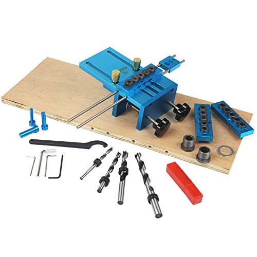 Universal High Precision Jig Dowel Cam Jig Minifix Jig Kit, Pangolin Wood Hole Drilling Guide Woodworking Position For Diy Wood Working,Furniture Repair Or Handyman,And Keep With 5 Year Warranty. #TOP1
