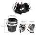 GOOFIT PD24J 24mm Carburetor with Air Filter Intake Manifold for 4-Stroke GY6 125cc 150cc ATV Go Kart Scooter 152QMI 157QMJ