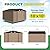 Devoko 10 x 10 FT Outdoor Storage Shed, Metal Garden Sheds & Outdoor Storage Clearance, Large Tool Shed Outdoor with Single Lockable Door for Patio Lawn Backyard (Brown)