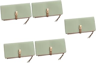 5 Peças Carteira Longa Com Zíper Carteira Feminina Carteira De Couro Carteira De Embreagem Para Mulheres Carteira Feminina Embreagem De Couro Para Mulheres Bolsa Para Mulheres