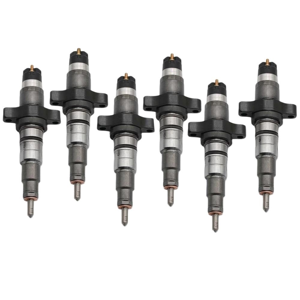Fqqkma One Color Fuel Injectors 6 Pcs 0445120007 Diesel Injector 0986435508 Fuel Nozzle 4897271 2830224 28302957 4896444 Bg5x9e526aa