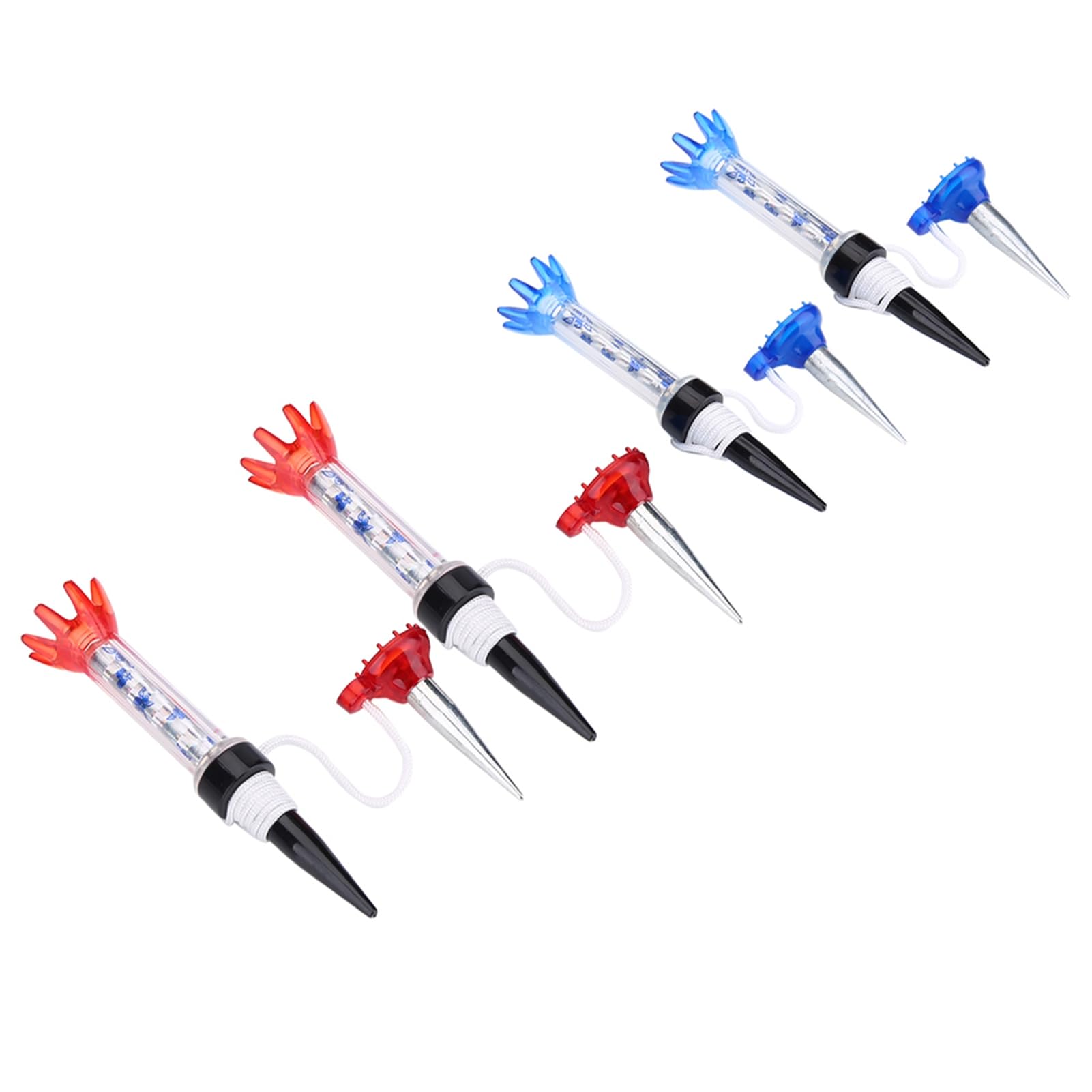 VOBOR Golf Magnet Tee - Set da Golf Magnetico in Plastica Tees, 80 Mm Strumento di Allenamento Riutilizzabile Accessorio Pratica per Golfista, Blu E Rosso, (4 Pezzi)