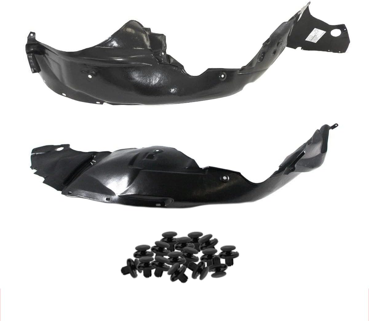 Parts N Go Fender Liner Set w/Clips for 2015-2019 Versa Sedan Front Driver Parts N Go Fender Liner Set w/Clips for 2015-2019 Versa Sedan Front Driver