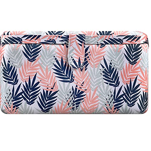 Singer Large Premium Sewing Basket With Notions Sewing Kit & Matching Pin Cushion (Leaf Print) #TOP6