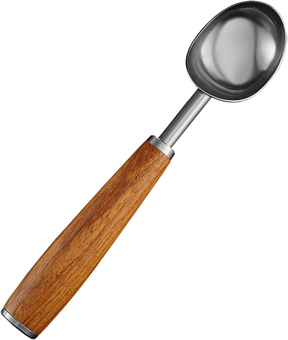 Scooper Ice Cream Scoop Wooden Handle Fruit Ball Scooper Utensil Ice Cream Scooper Spoon for Kitchen