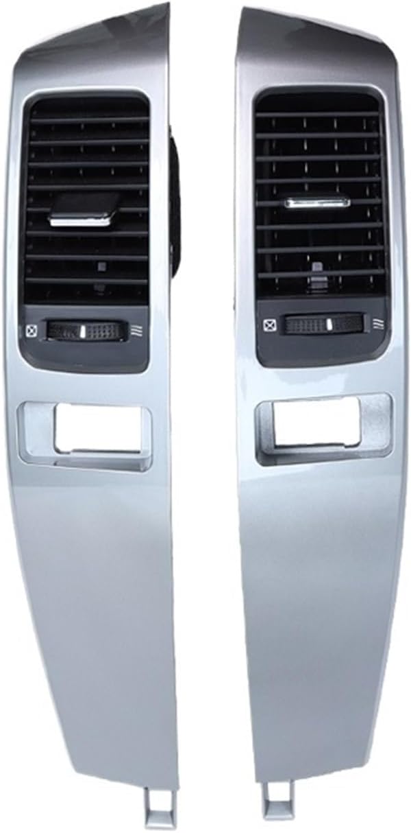 Fit for Toyota Prado LC-120 GX470 Air Conditioning Outlet Rear Fit for Seat Outlet Cover(1x Right Silvery)