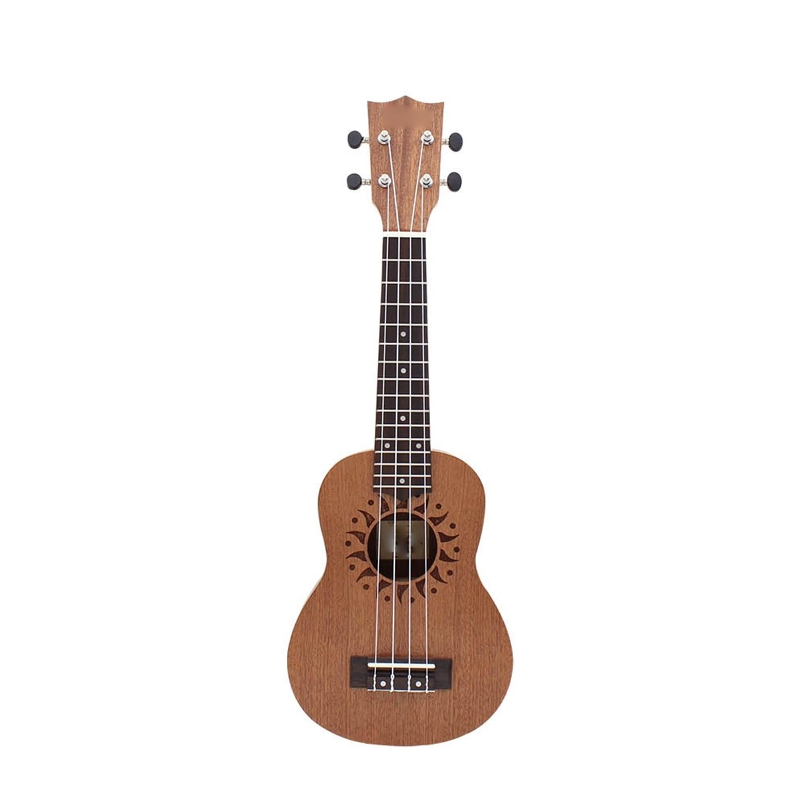 Zestawy Ukulele 21calowy Zestaw Ukulele W Kolorze Drewna Mahoniowa Czterostrunowa Drewniana Gitara