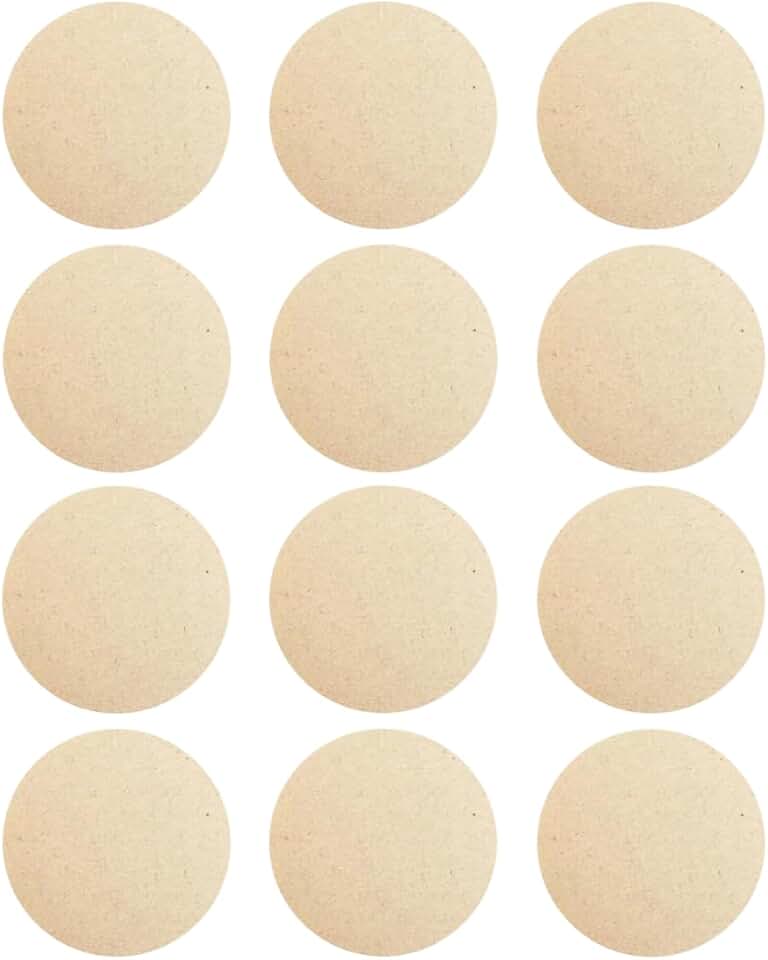 Bases de Mdf Sousplat Suporte Redondo 35cm Madeira Cru (12)