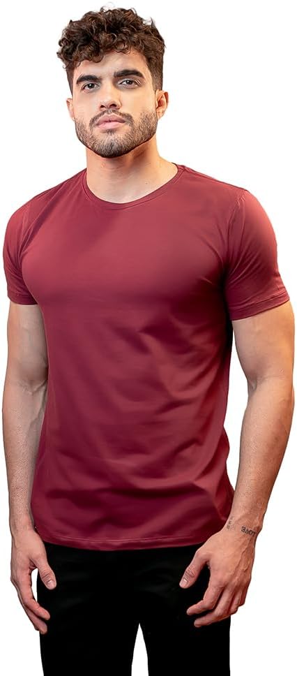 Camiseta Masculina Algodão Egípcio Premium Conforto Ultra Macio Alta Durabilidade Estilo Casual Elegante