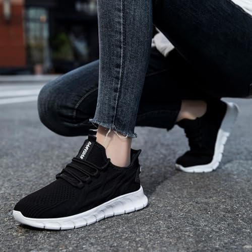 Image of Men Running Shoes Tennis Walking Gym Slip On Workout Athletic Fashion Sneakers Lightweight Breathable Sport Jogging Casual Shoe
