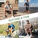 Blu Ninfee Bambusowe skarpety do sneakersów, męskie, rozm. 43-46, 39-42, oddychające, krótkie, sportowe skarpety z wyściółką, zapobiegające zapachom, skarpety do biegania, skarpety do kostek, na lato