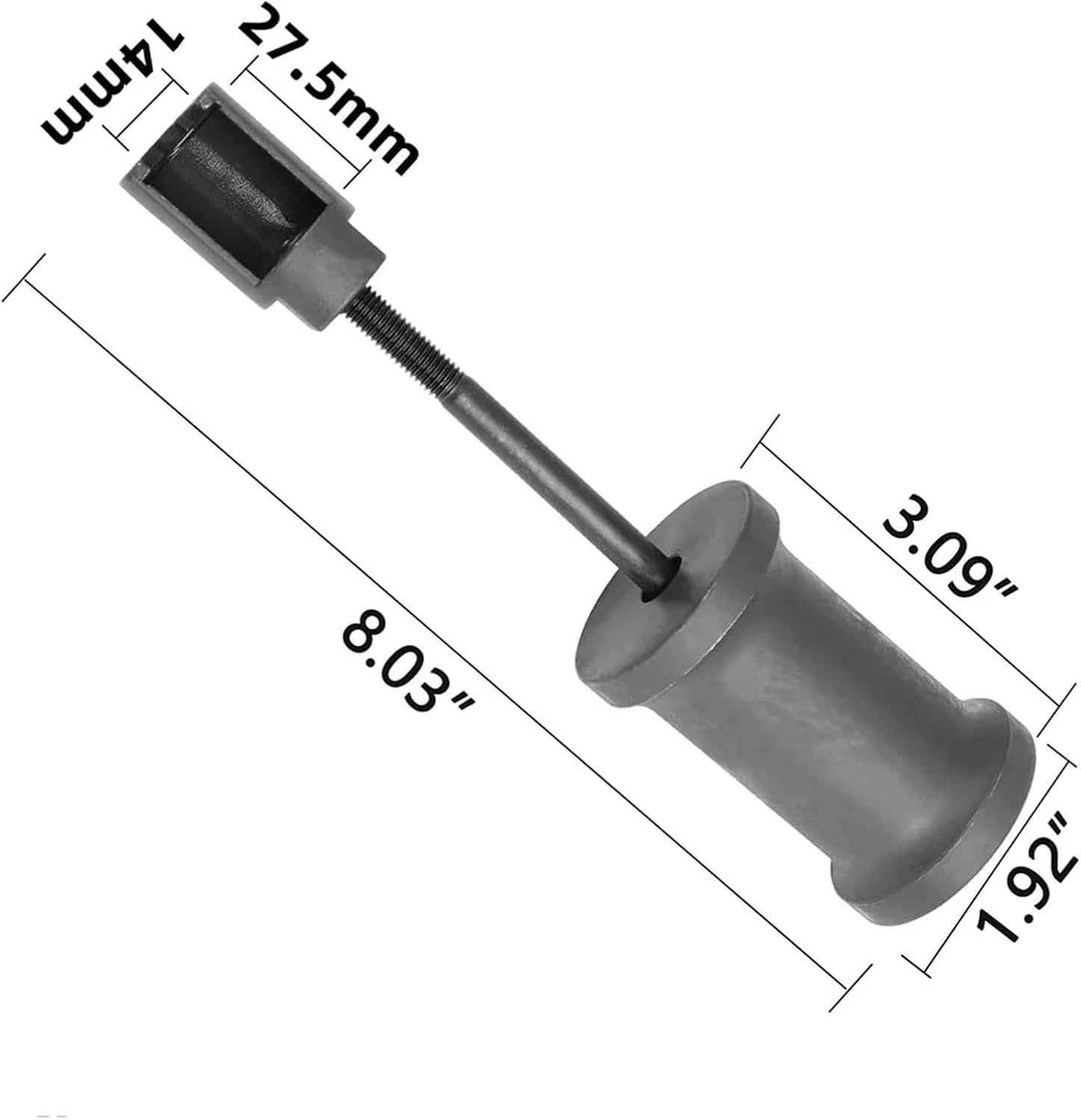 Fuel Injector Remover Tool Slide Hammer Puller Compatible with Land Rover Jaguar 2.0T 204PT PT204