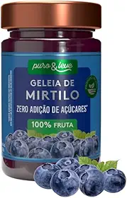 GELÉIA DE MIRTILO 100% FRUTA PURO & LEVE - 230G
