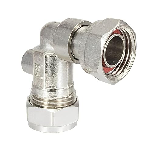 Odsupplies Women's 15Mm Angled Service Valve (Known As 15Mm Isolating Valve With Screwdriver / 15Mm Isolating Valve/Isolation Valve Also Available In 1 And 2 Bag Quantities)