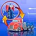 Transformers 1-Step Flip Heroes 3-Pack, 4-Inch Wheeljack, Bumblebee, and Optimus Prime Action Figures, Kids Easter Toys or Basket Stuffers, Age 6+