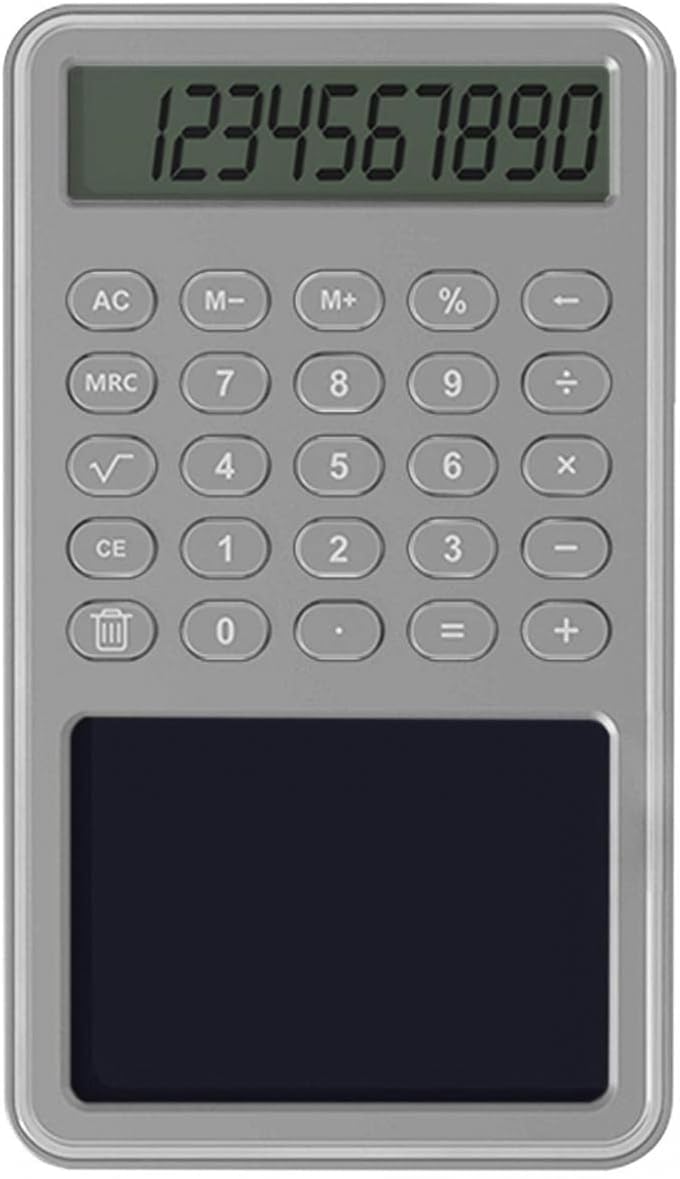 Kalkulatory kieszonkowe z tabletem LCD do pisania 12-cyfrowy wyświetlacz Podręczne podstawowe kalkulatory naukowe do domowego biura Szkoła Biznes Tablica elektroniczna Rysunek/Bloczki notatkowe /655 (