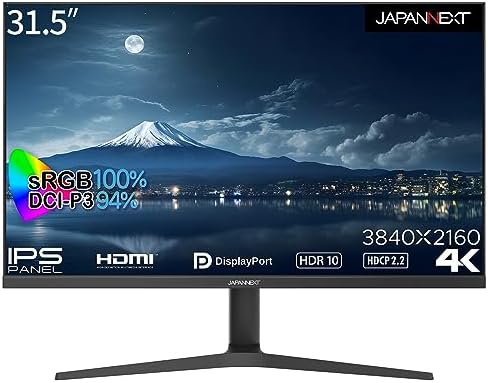 Amazon.co.jp: JAPANNEXT 31.5インチ モニター 4K UHD 3840x2160解像度 