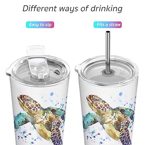 THILY Stainless Steel Vacuum Insulated Tumbler Travel Mug 26 oz Coffee Cup with 2 Lids and Straws, Splash Proof - Image 2