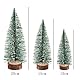 Mini Grün Tannenbaum, 9 Stück Mini Weihnachtsbaum künstlich, Künstlicher Weihnachtsbaum Miniatur, Tannenbaum deko klein, Künstlich Miniatur Tannenbaum, für Tischdeko/DIY/Schaufenster,10/15/20CM
