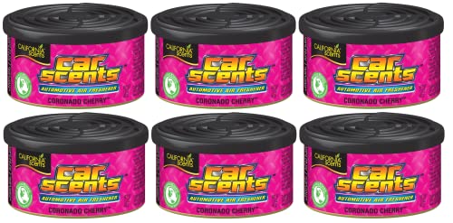 (6 Pack) California Scents Coronado Cherry Car/Home Air Freshener