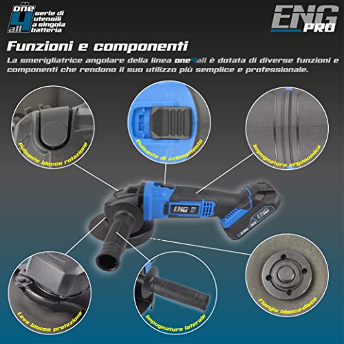 Kit ONE4ALL 2 Batterie 2.0Ah Trapano Avvitatore a